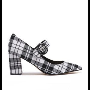 Marc Fisher Carney Plaid Pumps